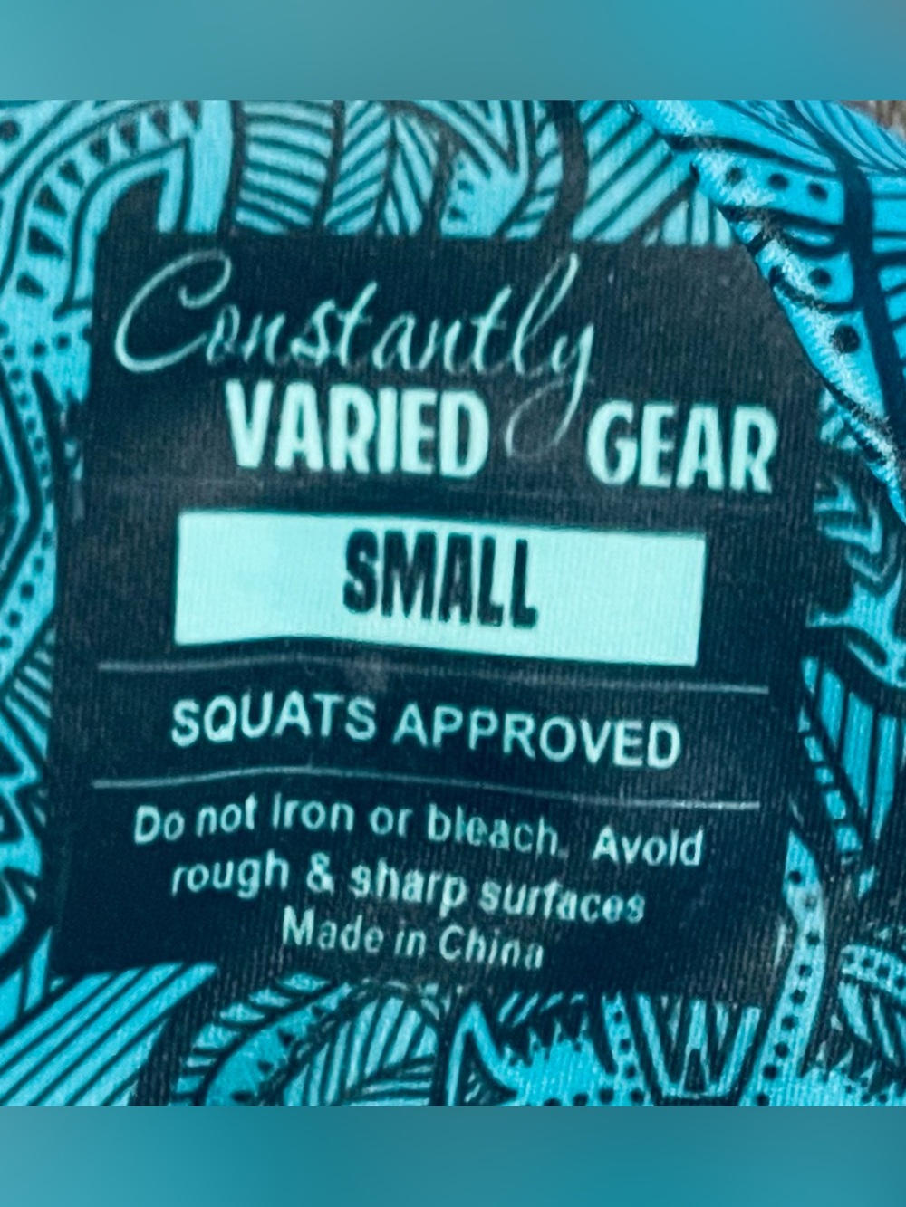 CVG-(Constant Varied Gear)Junk in the Trunk Leggings and Bra Set. Size Small - Picture 6 of 7